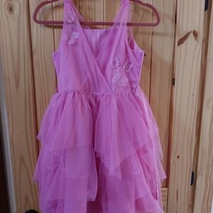 Kensie Girl Pink Layered Formal Dress